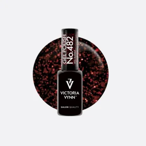 Gel Polish - 482 Red Marble
